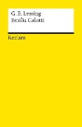 Emilia Galotti. Ein Trauerspiel in fünf Aufzügen. Textausgabe mit Anmerkungen/Worterklärungen - Gotthold Ephraim Lessing